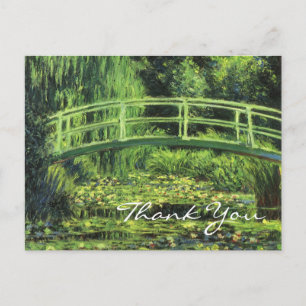 Monets vita Vatten Lilies Vykort
