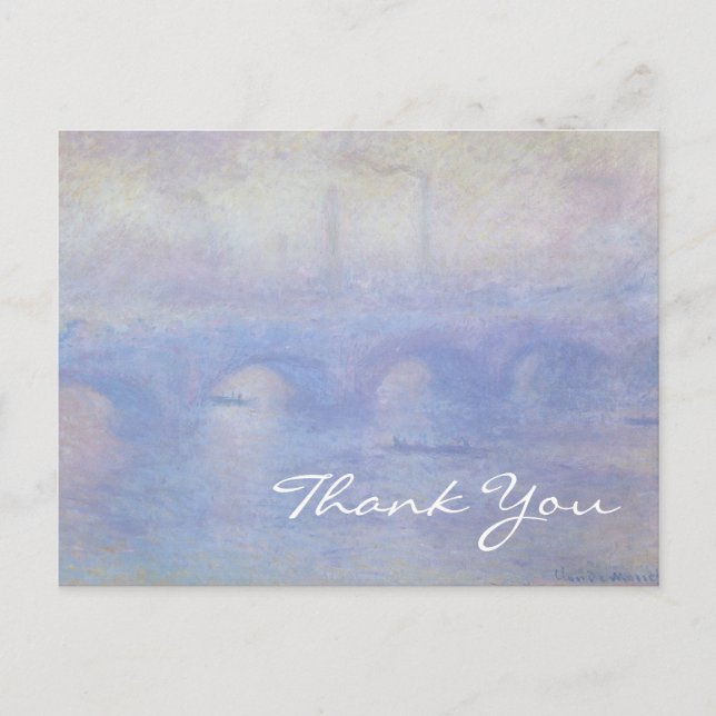 Monets Waterloo Bridge Vykort (Framsida)