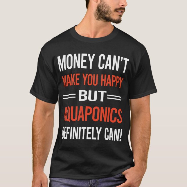 Money Aquaponics Aquaponic T Shirt (Framsida)