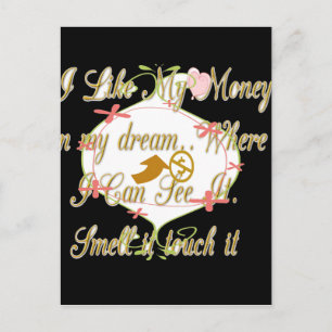 Money Bag Dream Design Vykort