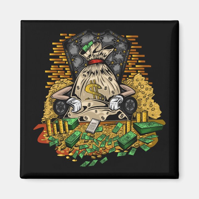 Money Bag Magnet (Framsidan)