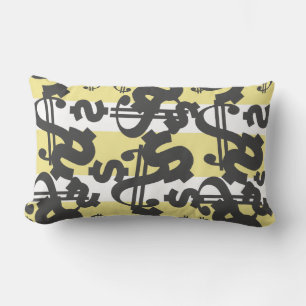 Money Dollar Mönster Dekorativ kudde Cushion