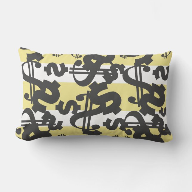 Money Dollar Mönster Dekorativ kudde Cushion (Framsida)