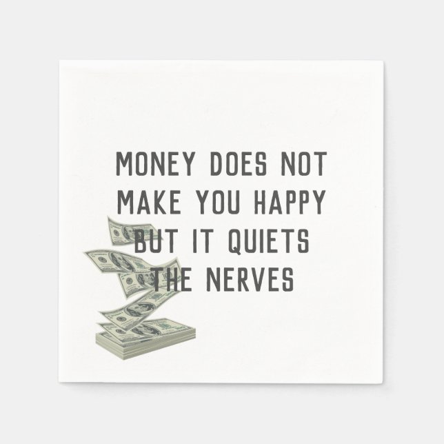 Money Happity Quote Pappersservett (Framsidan)