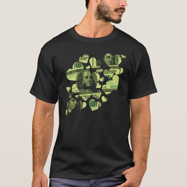 Money Hearts T-shirt (Framsida)