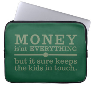 MONEY laptop sleeve
