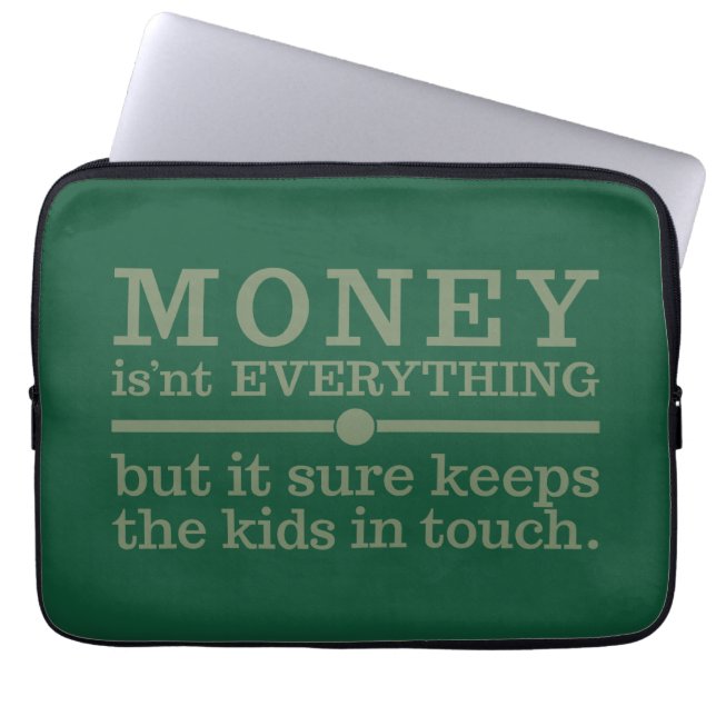MONEY laptop sleeve (Framsidan)