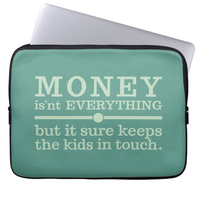 MONEY laptop sleeve (Framsidan)
