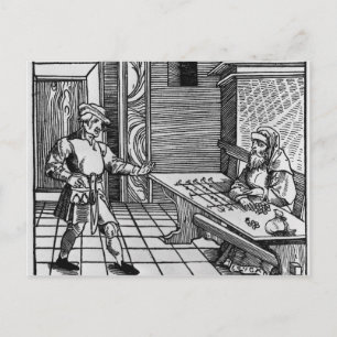 Money Lender, 1531 Vykort