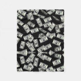 Money Maker Dekorativ kudde Fleecefilt