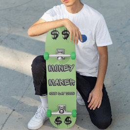 Money Maker (one day soon) Mini Skateboard Bräda 18,5 Cm