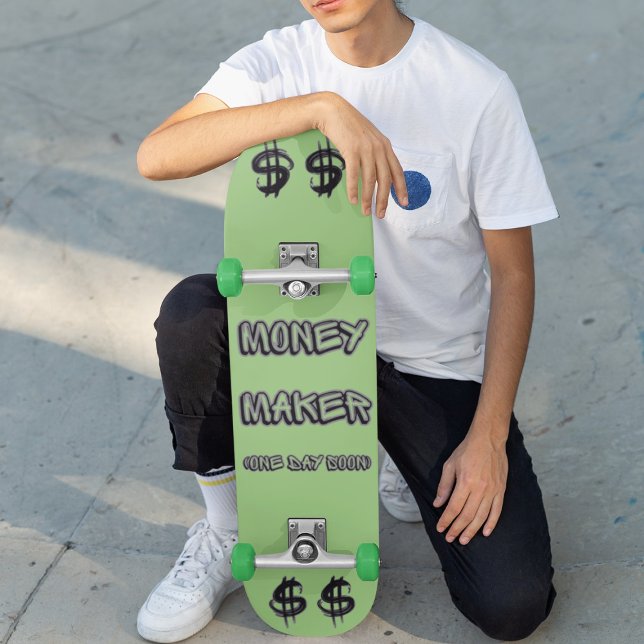 Money Maker (one day soon) Mini Skateboard Bräda 18,5 Cm (Skapare uppladdad)