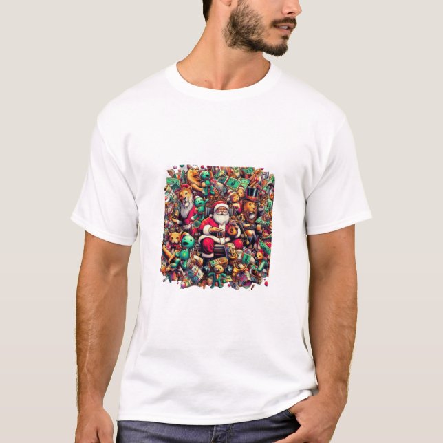 Money Makes Merry T Shirt (Framsida)