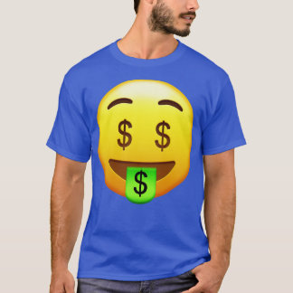 Money Mouth Ansikte Emoji TShirt T Shirt