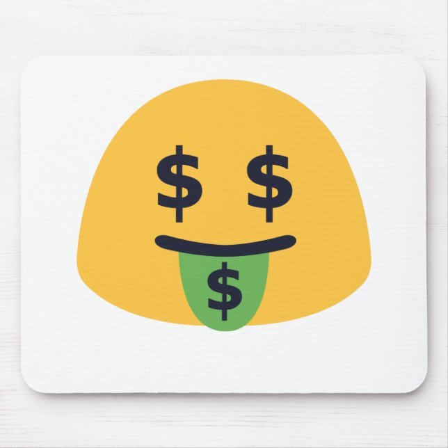 Money Mouth Emoji Musmatta (Framsidan)