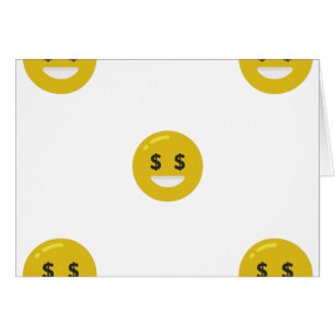 money öga emoji hälsningskort