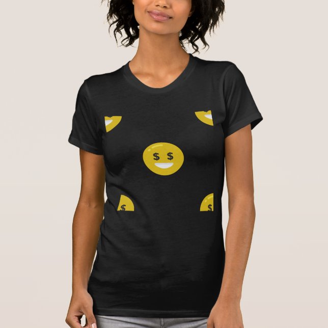 money öga emoji tee (Framsida)
