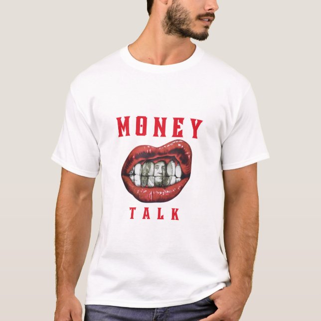 money talk t shirt (Framsida)