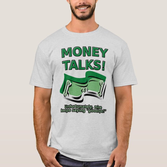 Money Talks Rolig tröja (Framsida)