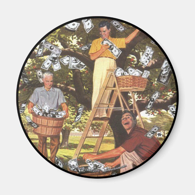 Money Träd Magnet (Framsidan)