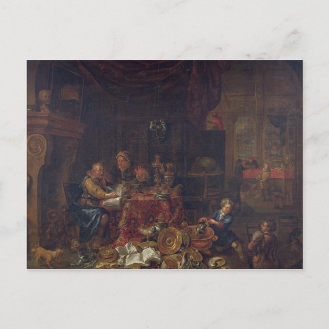 Moneylenders Vykort (Framsida)