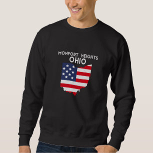 Monfort Heights Ohio USA Stat Amerika Resa Ohio Lång Ärmad Tröja