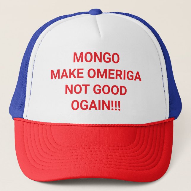 Mongo morons dum drumpf Hankamer Artjunkhaus Rolig Keps (Framsida)
