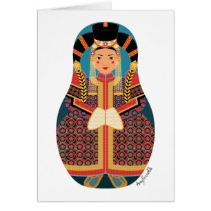 Mongol Matryoshka-kort OBS Kort