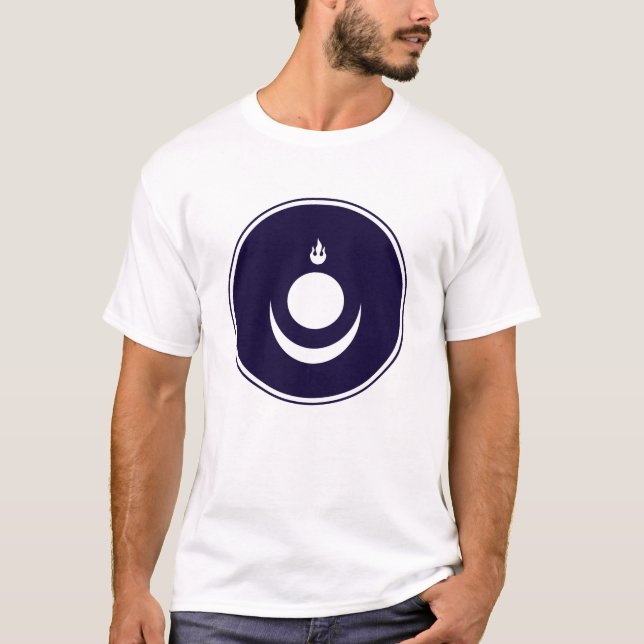 Mongol väldeflagga t shirt (Framsida)