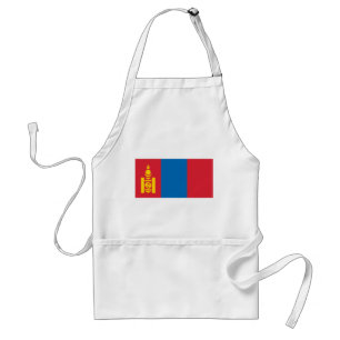 Mongolia Flagga Förkläde