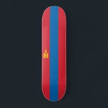 Mongolia Flagga Mini Skateboard Bräda 18,5 Cm<br><div class="desc">Patriotisk flagga i Mongoliet.</div>