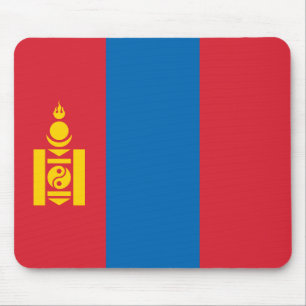 Mongolia Flagga Musmatta