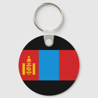 Mongolia Flagga Nyckelring