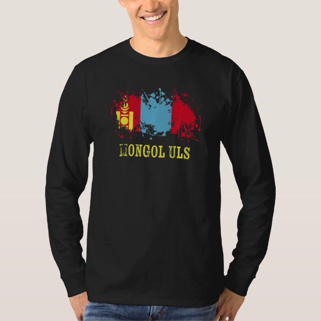 Mongolian enthusiasts for Mongol Uls and Mongolia T Shirt (Framsida)