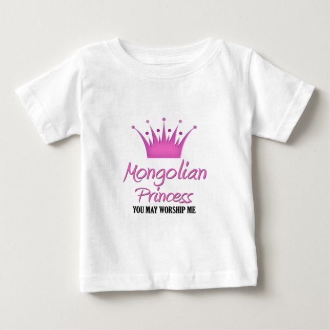 Mongolian Princess T Shirt (Framsida)