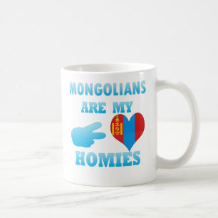 Mongolians är min Homies Kaffemugg