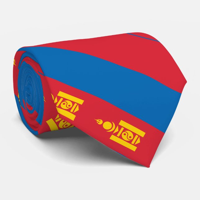 Mongolias flagga slips (Rullad)