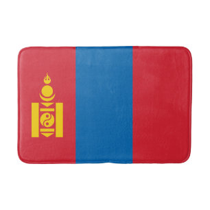 Mongoliet flagga badrumsmatta