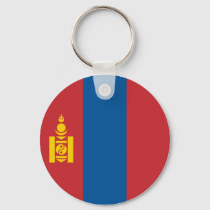 Mongoliet-Flagga (Mongoliet) Nyckelring