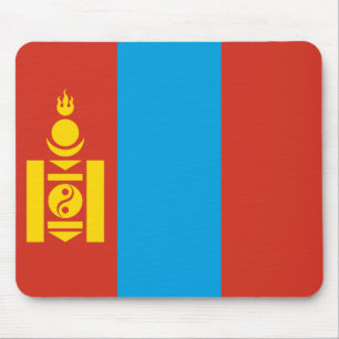 Mongoliet flagga Mousepad Musmatta
