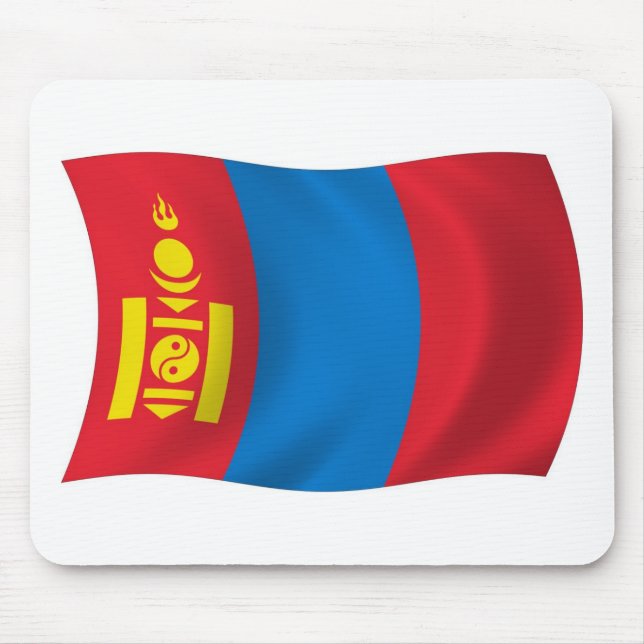 Mongoliet Flagga Musmattor (Framsidan)