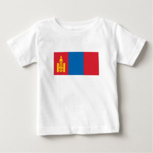 Mongoliet flagga t shirt