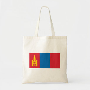 Mongoliet flagga tygkasse