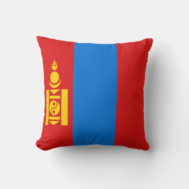 Mongoliet Flagga x Flagga Pillow Kudde (Framsida)