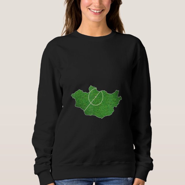 Mongoliet fotbollsplan t shirt (Framsida)
