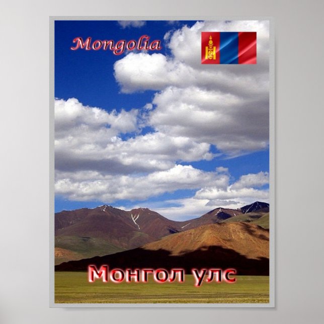 Mongoliet - Liggande - Poster (Framsidan)