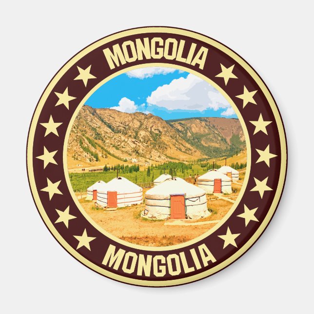 Mongoliet Magnet (Framsidan)