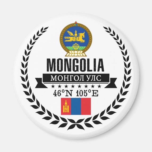 Mongoliet Magnet (Framsidan)