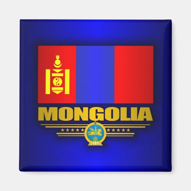 Mongoliet-Pridet Magnet (Framsidan)
