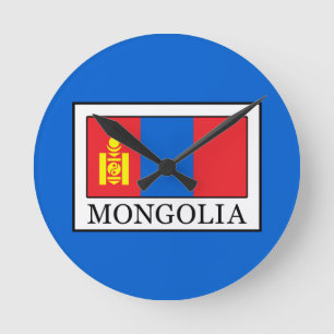 Mongoliet Rund Klocka